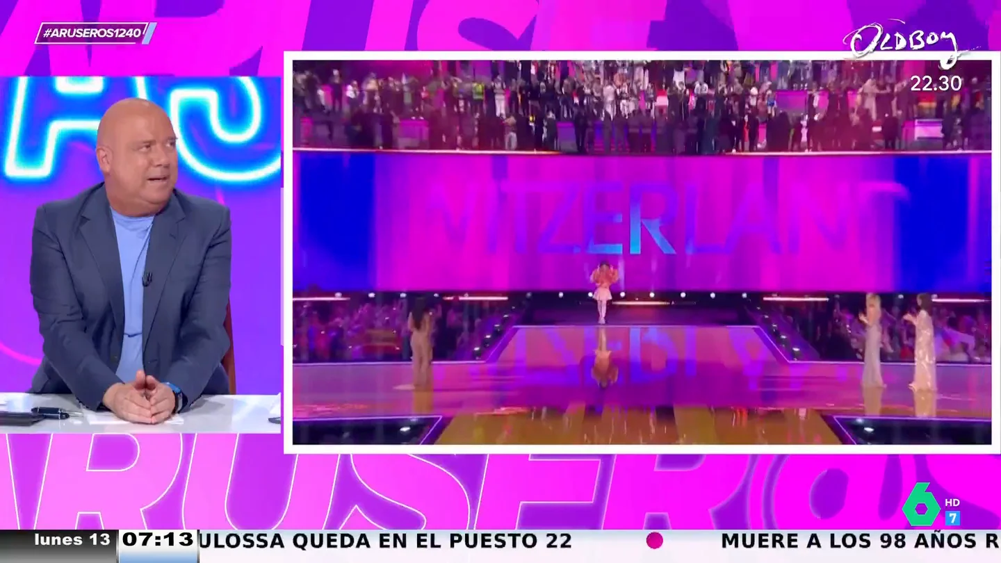 Alfonso Arús, a Nebulossa tras quedar en el puesto 22 en Eurovisión: "Contentos no pueden estar porque merecían más" Alfonso Arús, a Nebulossa tras quedar en el puesto 22 en Eurovisión: "Contentos no pueden estar porque merecían más"