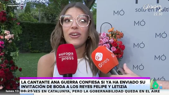 Ana Guerra habla de la asistencia de los reyes a su boda con Víctor Elías: "Letizia es una tía tan guay" Ana Guerra habla de la asistencia de los reyes a su boda con Víctor Elías: "Letizia es una tía tan guay"