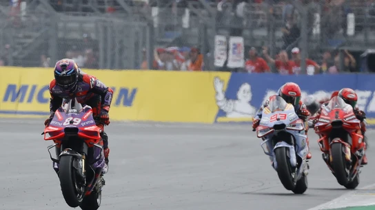 Martín, Márquez y Bagnaia Martín, Márquez y Bagnaia