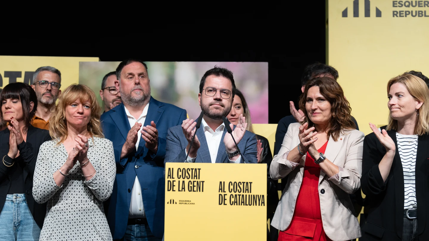 El presidente de la Generalitat de Catalunya y candidato de ERC, arrapado por su partido, tras los malos resultados del 12M Elecciones Cataluña.