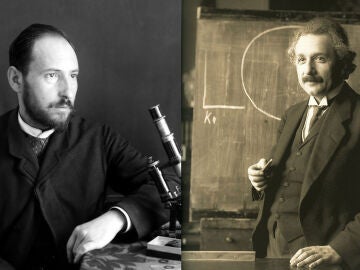 Santiago Ramón y Cajal y Albert Einstein