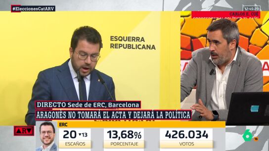 ARV - Carlos E. Cu&eacute; tras la dimisi&oacute;n de Aragon&egrave;s