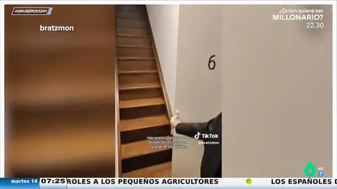El tortuoso recorrido de una pareja para llegar a su apartamento: alquilan un segundo piso y las escaleras no terminan nunca