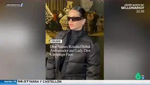 De las trenzas y gafas de Rosalía al perro de Demi Moore: las famosas acuden a los desfiles de Dior y Gucci