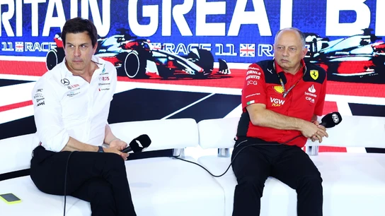 Toto Wolff y Frédéric Vasseur Toto Wolff y Frédéric Vasseur