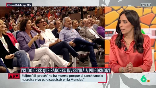 La predicción de Pilar Velasco sobre futuro del gobierno en Cataluña: "Todos los caminos pasan por Illa" La predicción de Pilar Velasco sobre futuro del gobierno en Cataluña: "Todos los caminos pasan por Illa"