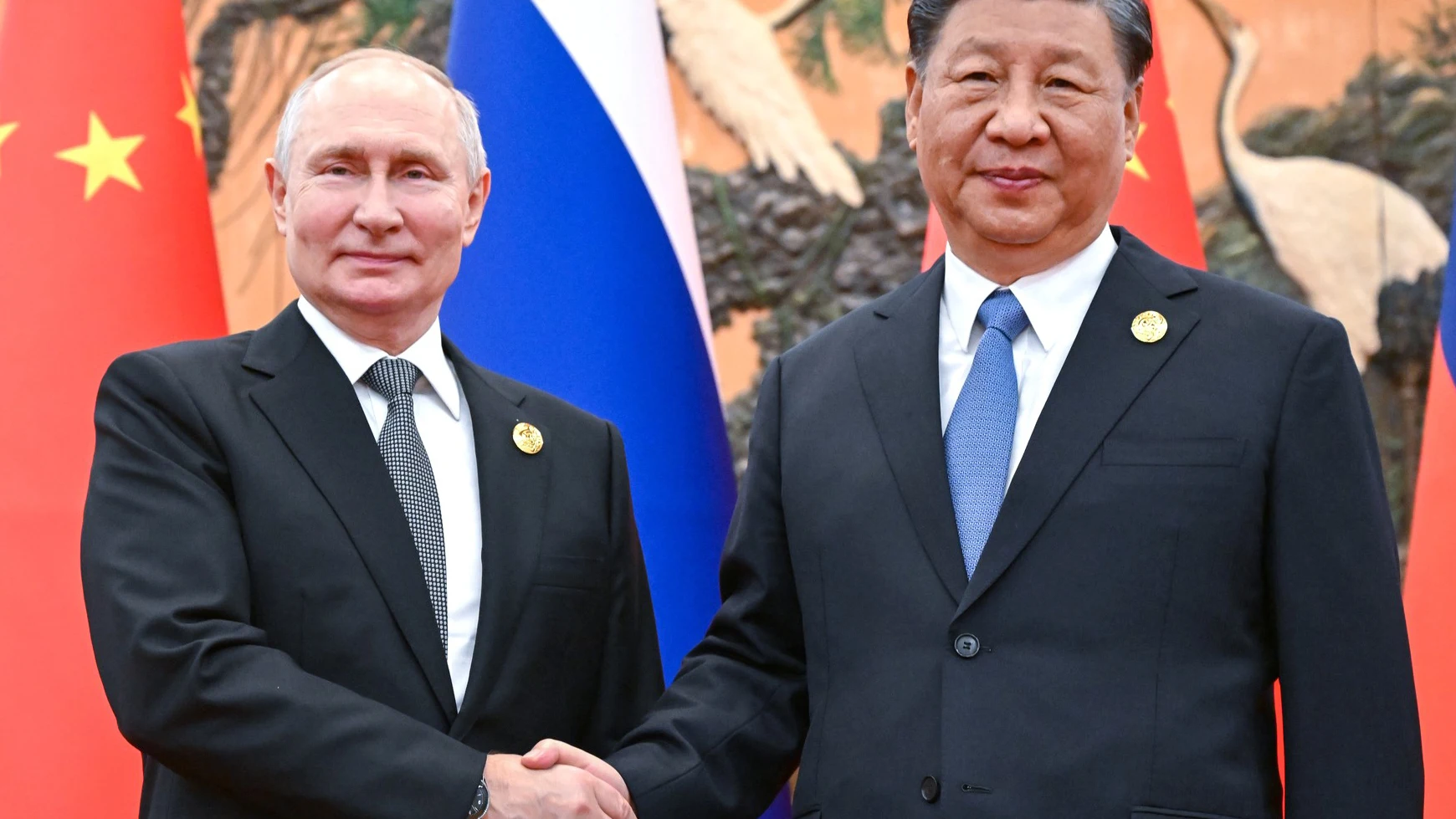 Imagen de archivo de Putin y Xi Jinping.