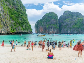 Playa Maya Bay en Tailandia