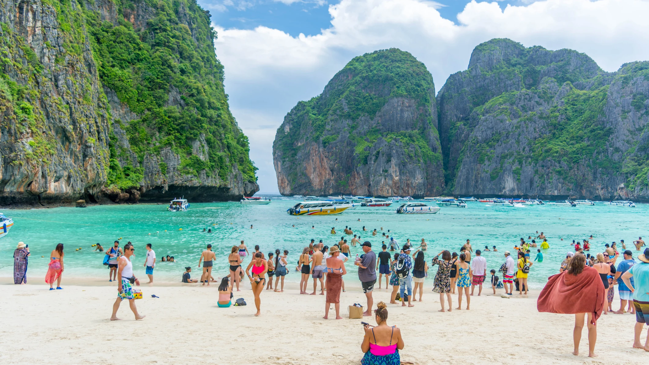 Playa Maya Bay en Tailandia