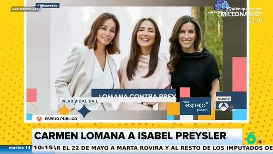 Carmen Lomana, a quien defiende que las fotos de Isabel Preysler son naturales: "Ponte gafas, amor" Carmen Lomana, a quien defiende que las fotos de Isabel Preysler son naturales: "Ponte gafas, amor"