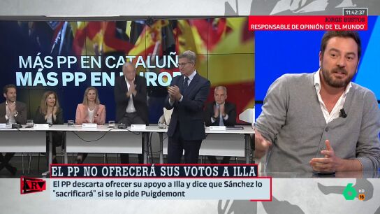 Jorge Bustos revela lo que habl&oacute; con Alejandro Fern&aacute;ndez (PP) antes de las elecciones en Catalu&ntilde;a: "Ni en sus mejores sue&ntilde;os"