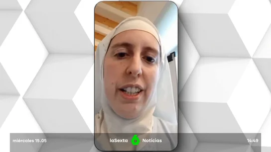 La hermana Sion, de las monjas clarisas La hermana Sion, de las monjas clarisas