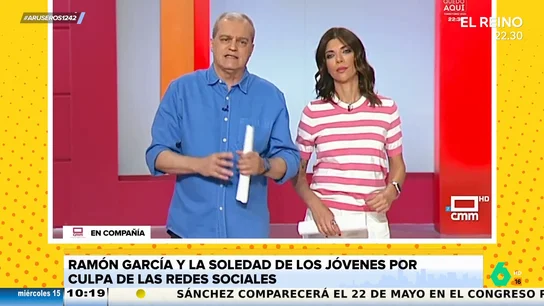 Ramón García, a los jóvenes que dicen tener muchos amigos en las redes sociales: "No tienes nada, ahí no tienes a nadie" Ramón García, a los jóvenes que dicen tener muchos amigos en las redes sociales: "No tienes nada, ahí no tienes a nadie"