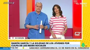 Ramón García, a los jóvenes que dicen tener muchos amigos en las redes sociales: &quot;No tienes nada, ahí no tienes a nadie&quot;