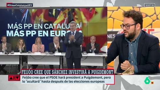 Monrosi, sobre la "profecía" de Feijóo de que Sánchez hará president a Puigdemont: "No tienen adeptos ni en el propio PP" Monrosi, sobre la "profecía" de Feijóo de que Sánchez hará president a Puigdemont: "No tienen adeptos ni en el propio PP"