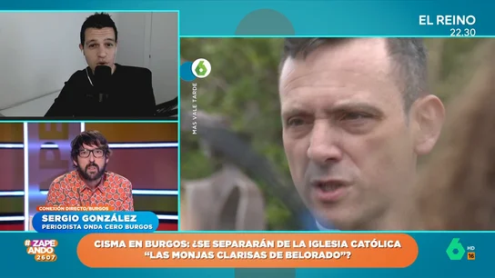 De barman a 'portavoz' de las monjas clarisas: Sergio González desvela el pasado del padre Ceacero De barman a 'portavoz' de las monjas clarisas: Sergio González desvela el pasado del padre Ceacero