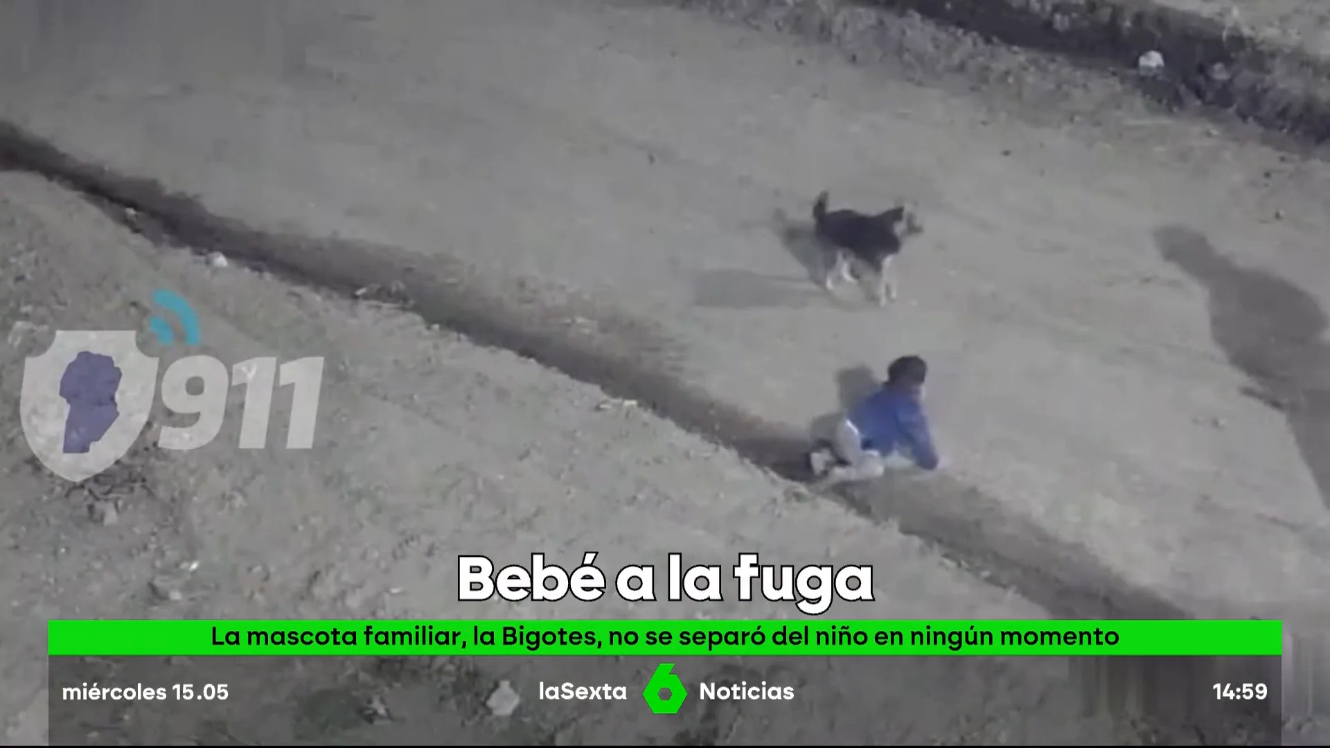 bebé a la fuga