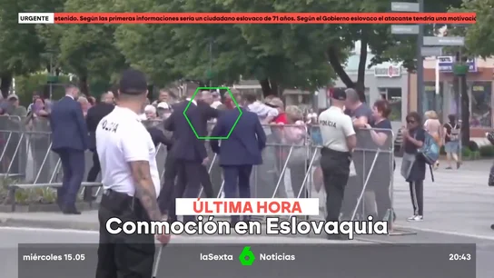 Imágenes del tiroteo al primer ministro de Eslovaquia, Robert Fico Imágenes del tiroteo al primer ministro de Eslovaquia, Robert Fico