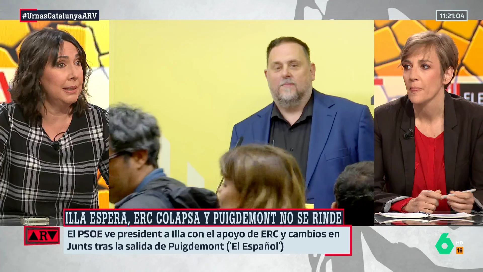ARV- Beatriz Parera, tras el anuncio de Oriol Junqueras: "Está ganando tiempo"