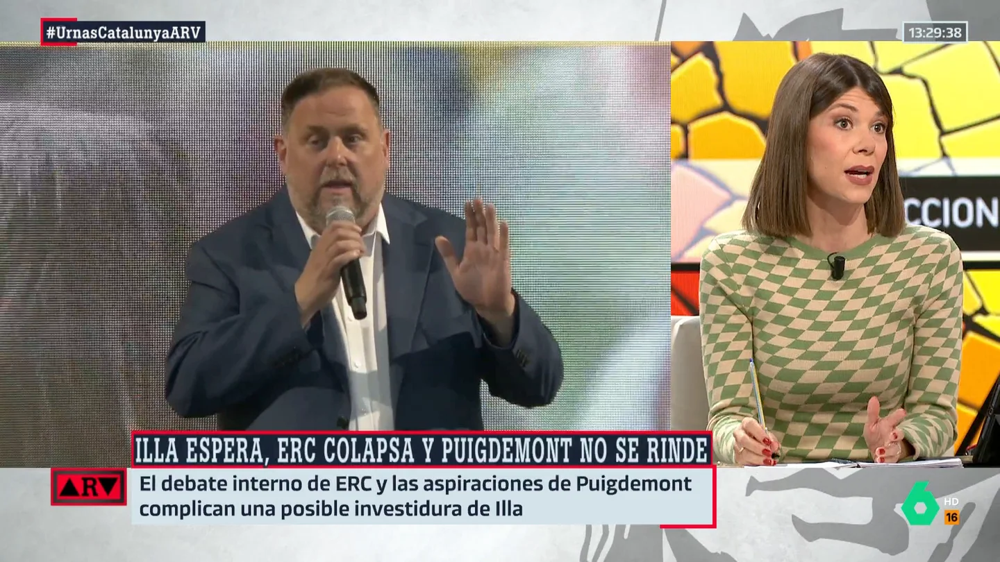 Ainhoa Martínez explica qué decisión sería la más "inteligente políticamente para ERC" sobre el futuro gobierno de Cataluña Ainhoa Martínez explica qué decisión sería la más "inteligente políticamente para ERC" sobre el futuro gobierno de Cataluña