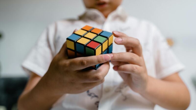 El truco para hacer el cubo de Rubik