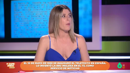 La confesión de Valeria Ros sobre el teletexto: "Tiene el mejor horóscopo, lo veo con mi abuela" La confesión de Valeria Ros sobre el teletexto: "Tiene el mejor horóscopo, lo veo con mi abuela"