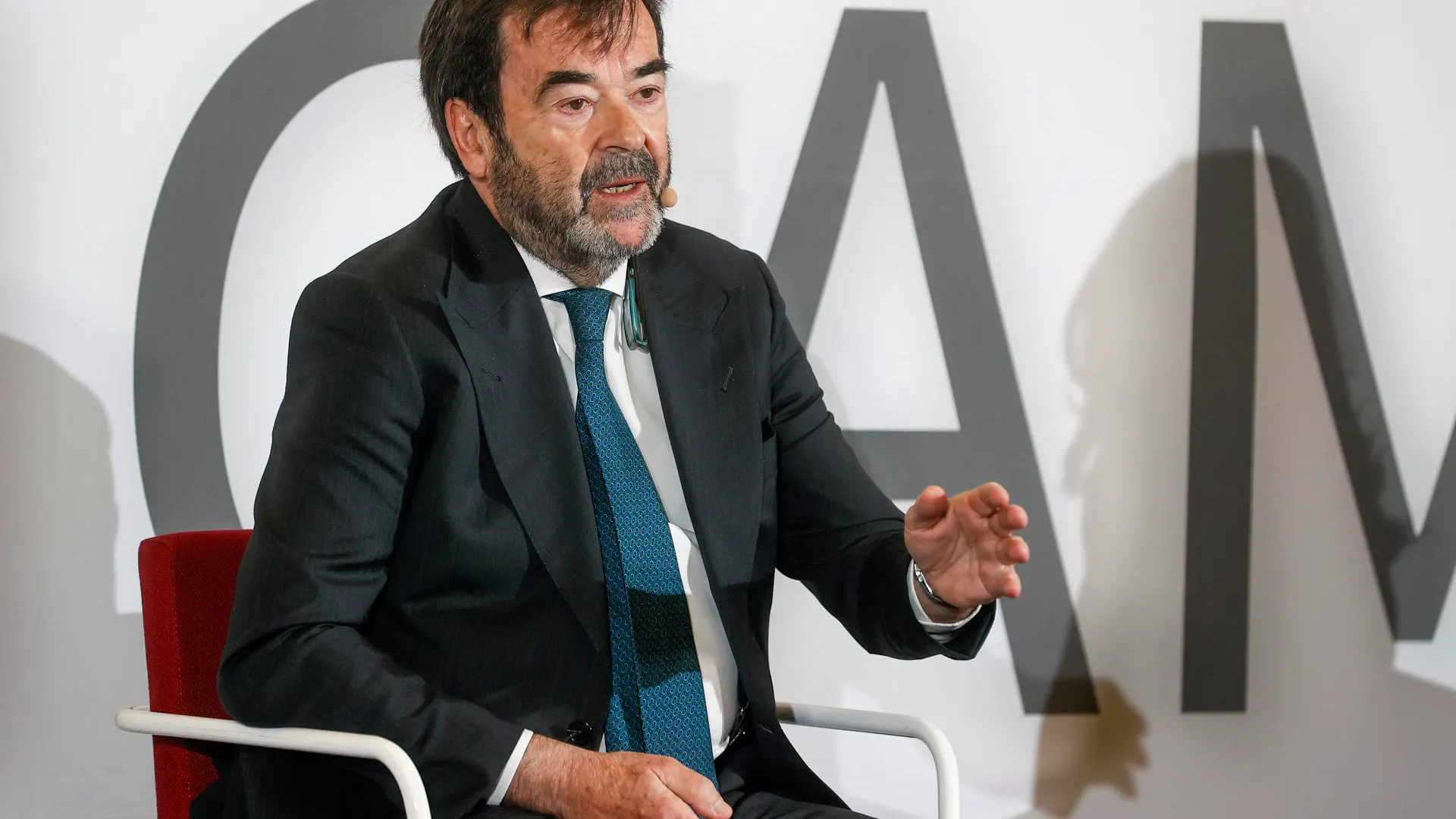 El presidente del CGPJ, Vicente Guilarte, en los desayunos jurídicos del Colegio de la Abogacía de Madrid (ICAM). 