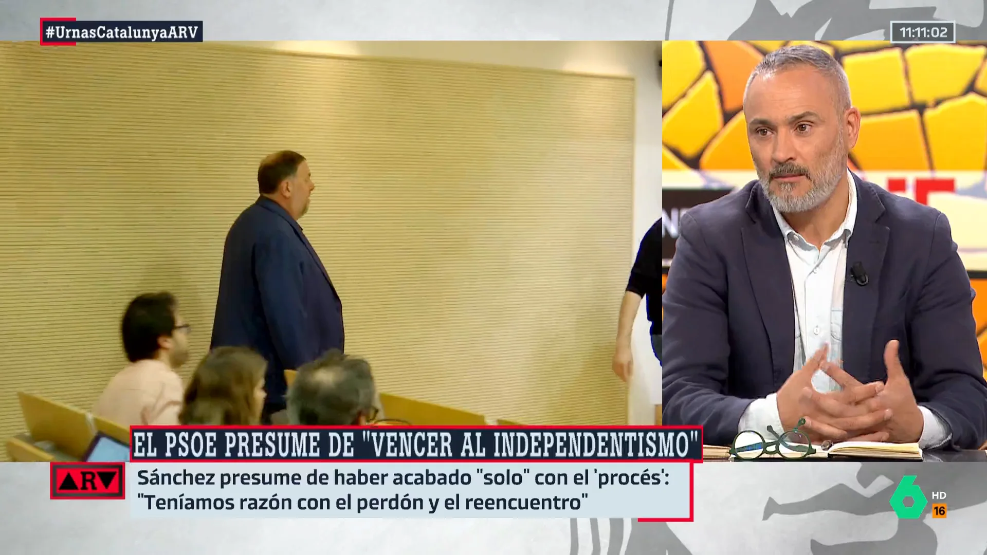 ARV- El análisis de Santiago Martínez-Vares sobre la situación en Cataluña: "ERC es un boxeador noqueado"