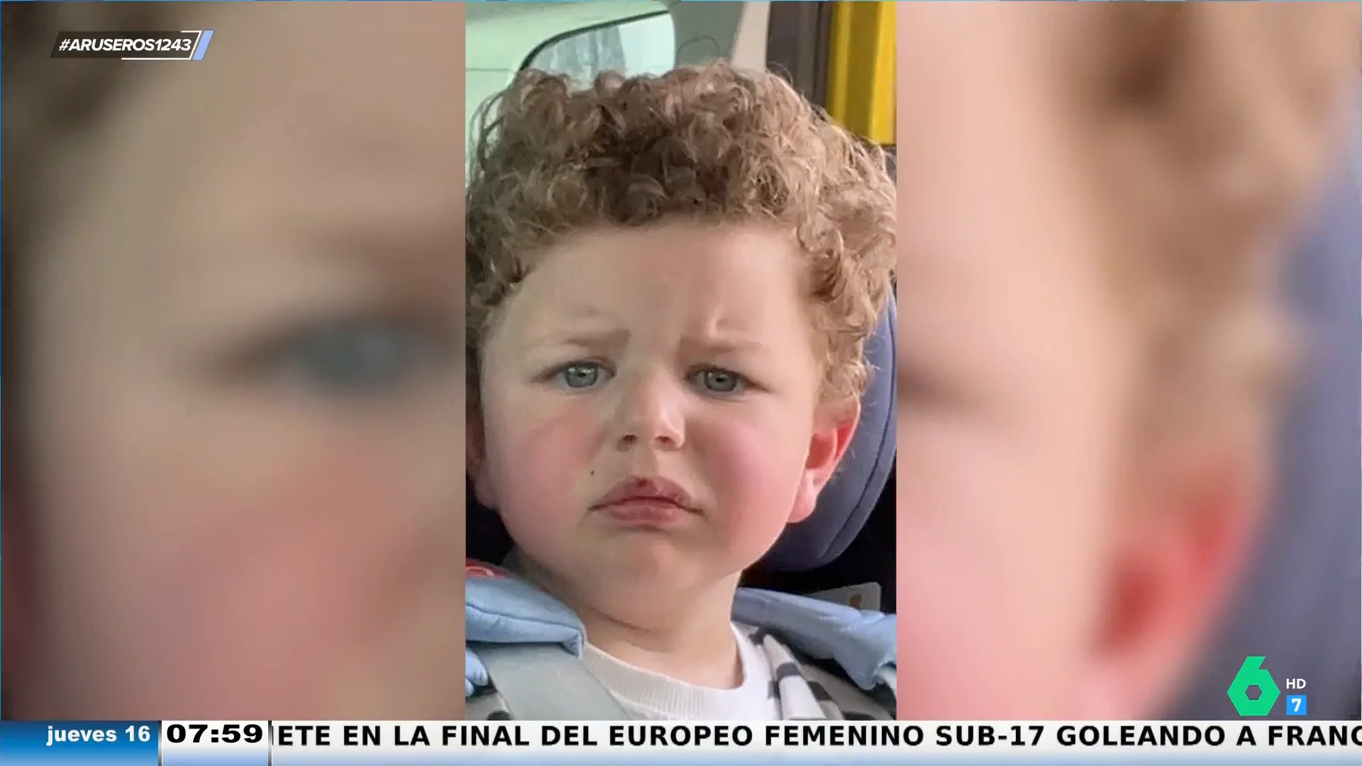 La graciosa reacción de este niño cuando se entera de que tiene lentejas para comer: "Pero yo quiero hamburguesa"