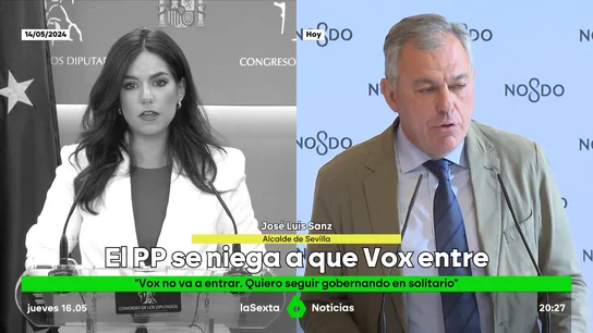 El PP se niega a que Vox entre en el Gobierno municipal de Sevilla tras las amenazas de aprobar los presupuestos El PP se niega a que Vox entre en el Gobierno municipal de Sevilla tras las amenazas de aprobar los presupuestos