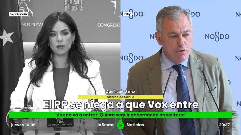 El PP se niega a que Vox entre en el Gobierno municipal de Sevilla tras las amenazas de aprobar los presupuestos
