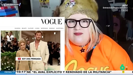 El viral de Soy una pringada sobre el look de Chris Hemsworth en la Gala Met: "Cariño, pareces Toni Genial en sus buenos años" El viral de Soy una pringada sobre el look de Chris Hemsworth en la Gala Met: "Cariño, pareces Toni Genial en sus buenos años"