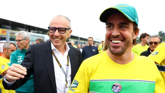 Fernando Alonso junto a Stefano Domenicali Fernando Alonso junto a Stefano Domenicali