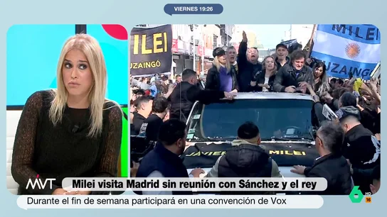 Afra Blanco cuestiona la visita de Milei Afra Blanco cuestiona la visita de Milei