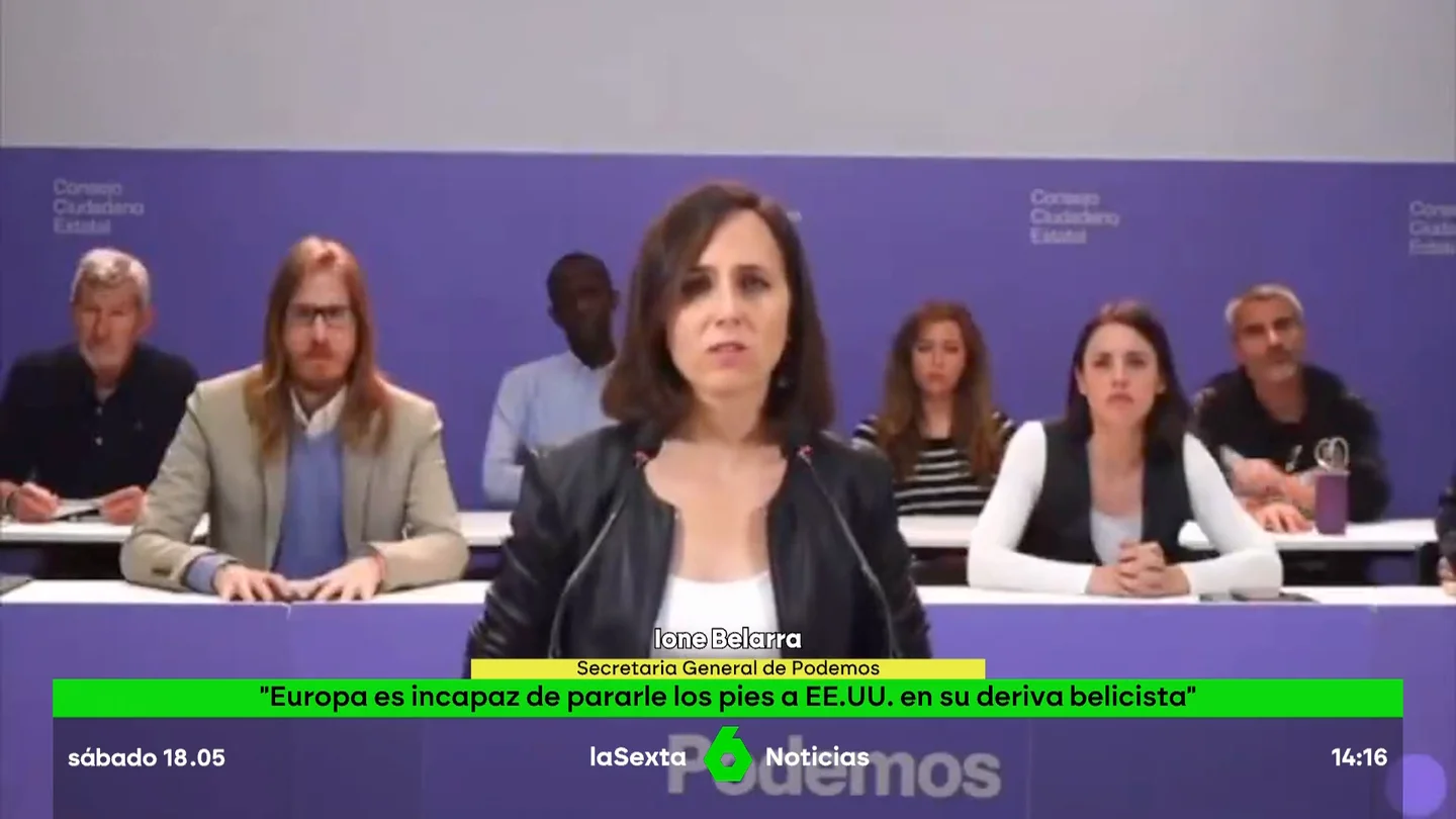 Ione Belarra, secretaria general de Podemos Ione Belarra, secretaria general de Podemo