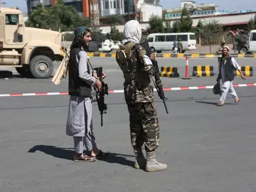 Militares afganos en una foto de archivo