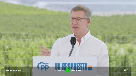 El presidente del PP, Alberto Núñez Feijóo, en un acto en Murcia. El presidente del PP, Alberto Núñez Feijóo, en un acto en Murcia.