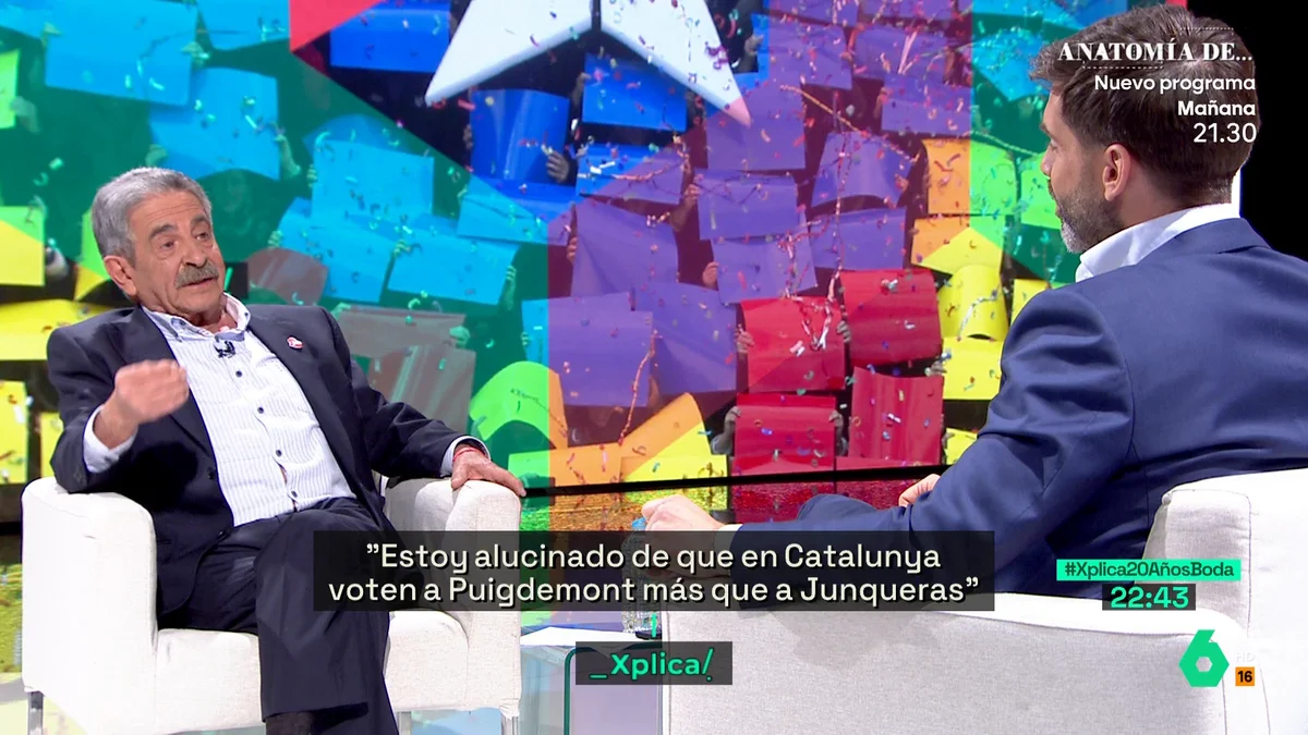Miguel Ángel Revilla: "Si fuera independentista, votaría al más
coherente, que ha sido Junqueras"