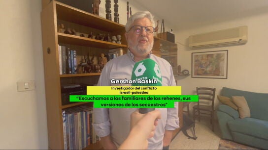 Gershon Baskin, investigador del conflicto israel&iacute;-palestino