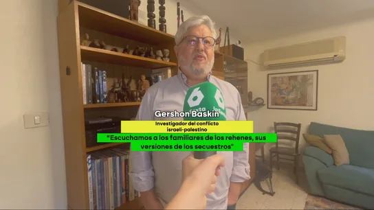 Gershon Baskin, investigador del conflicto israelí-palestino Gershon Baskin, investigador del conflicto israelí-palestino