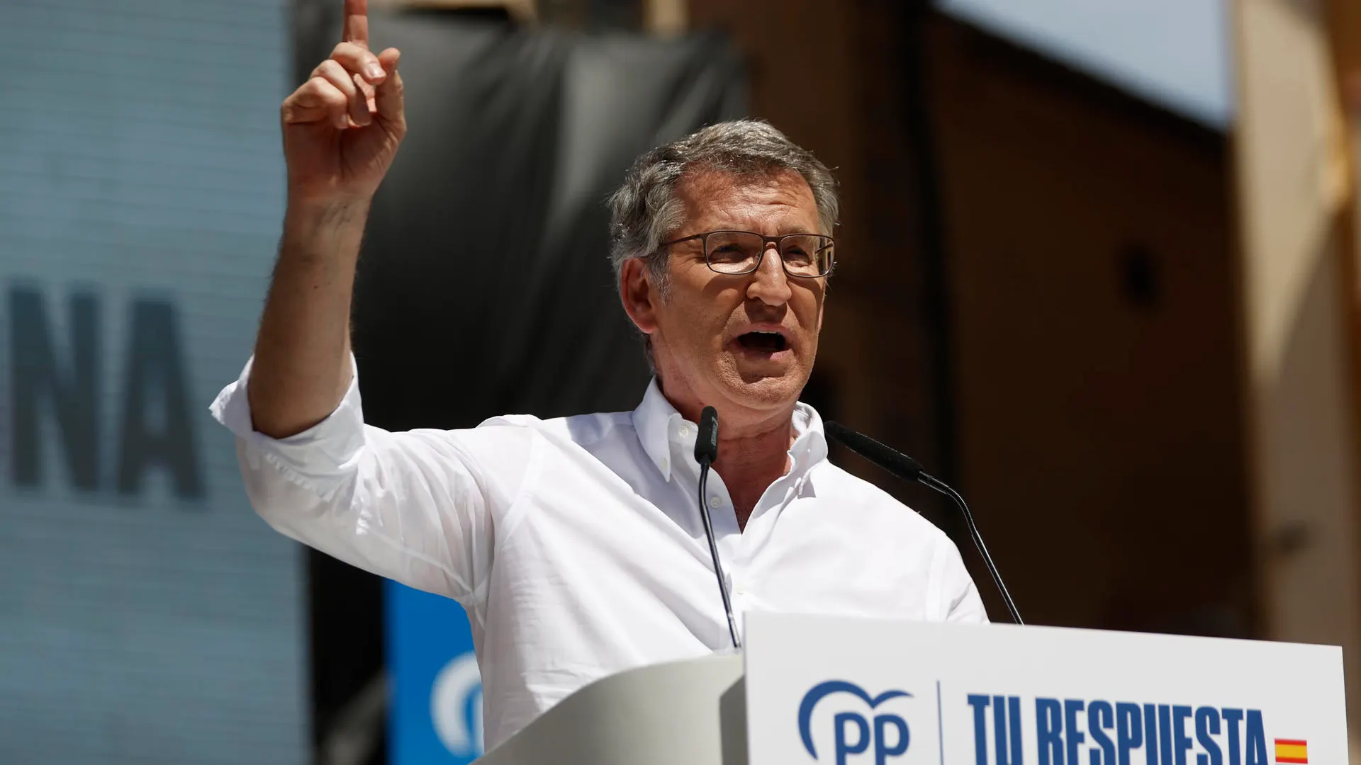 Alberto Nuñez Feijóo durante su intervención en Málaga