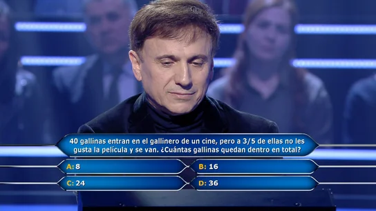 "Las gallinas que entran por las que salen": José Mota pone a prueba su capacidad de cálculo mental en el gallinero de un cine "Las gallinas que entran por las que salen": José Mota pone a prueba su capacidad de cálculo mental en el gallinero de un cine