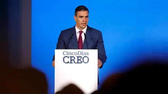 presidente del Gobierno, Pedro Sánchez interviene en el foro económico CREO 2024 organizado por el diario ‘Cinco Días’ del grupo Prisa. presidente del Gobierno, Pedro Sánchez interviene en el foro económico CREO 2024 organizado por el diario ‘Cinco Días’ del grupo Prisa.