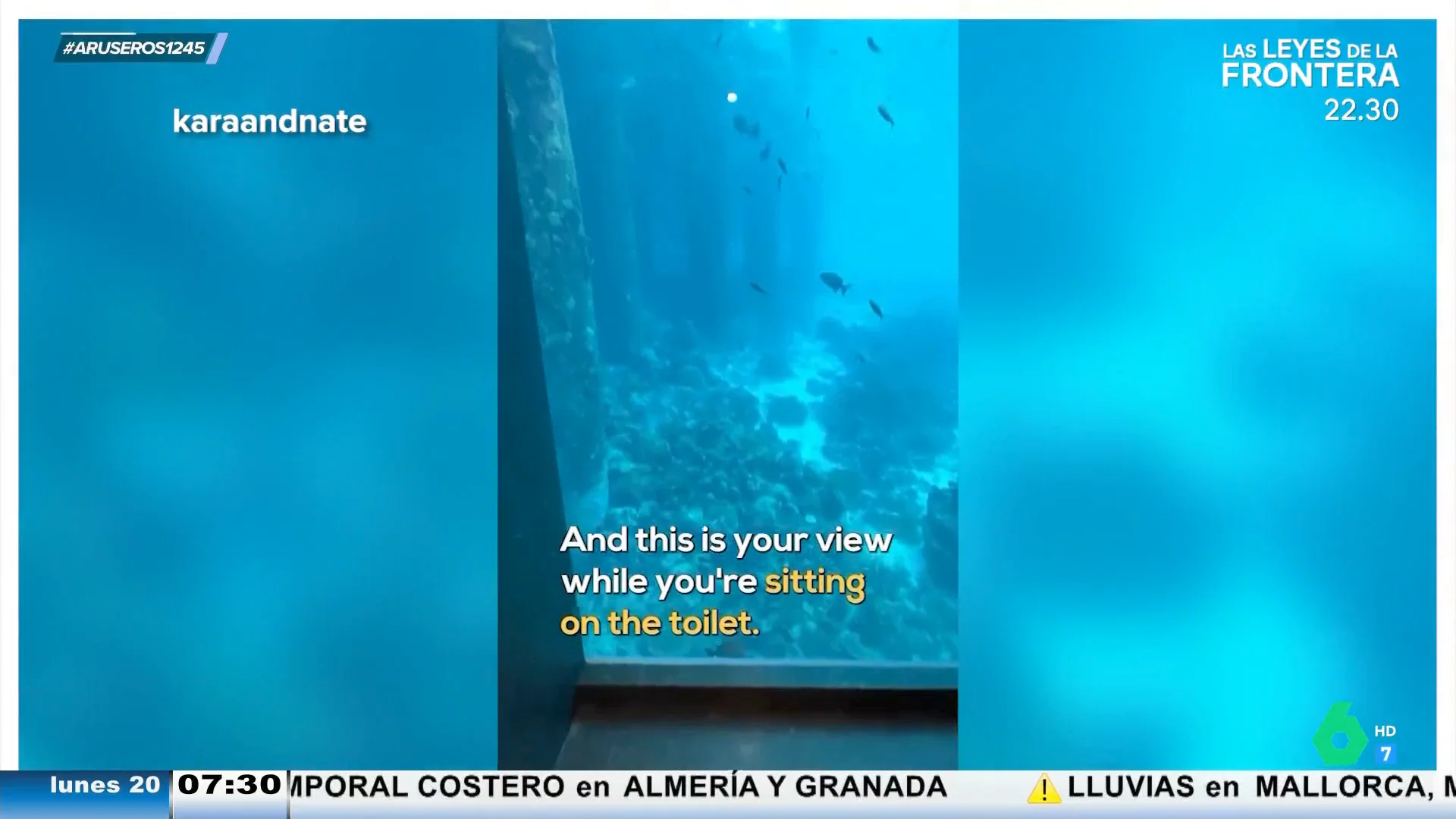 Así el la habitación del hotel submarino más caro del mundo: "Eres recibido por peces"