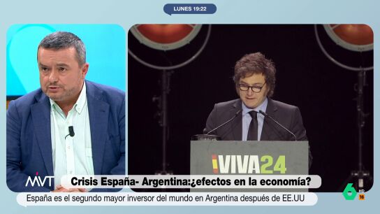 Chema Crespo valora en este v&iacute;deo de M&aacute;s Vale Tarde el comunicado del portavoz del Gobierno de Javier Milei, Manuel Adorni, en el que asegura que no habr&aacute; disculpas con el Gobierno espa&ntilde;ol tras los ataques del presidente argentino.