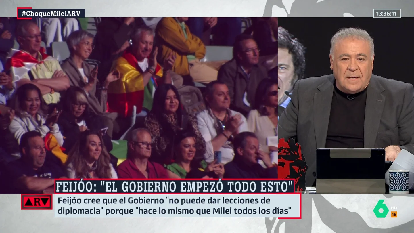 Ferreras, sobre los que dicen que el PSOE se "aprovecha" la presencia de Vox para sus intereses electorales: "No es que se aproveche, es que es preocupante" Ferreras, sobre los que dicen que el PSOE se "aprovecha" la presencia de Vox para sus intereses electorales: "No es que se aproveche, es que es preocupante"