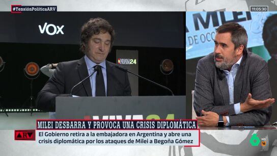 ARV- Carlos E. Cu&eacute; reacciona a las pol&eacute;micas declaraciones de Milei: "Ha venido a liarla"