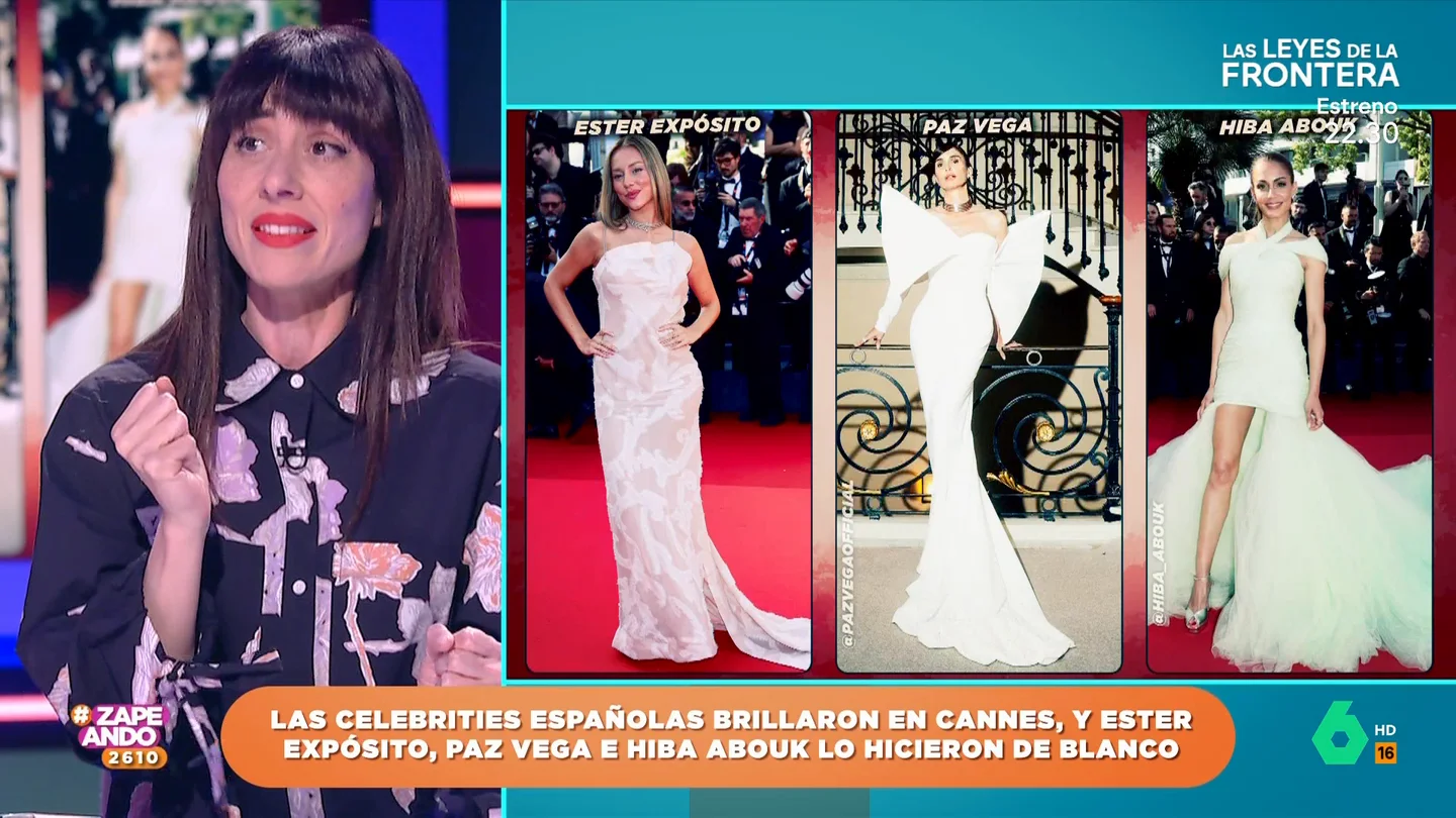 Esther Expósito, Paz Vega e Hiba Abouk apuestan todo al blanco en Cannes: ¿con qué look se queda Natalia Ferviu? Esther Expósito, Paz Vega e Hiba Abouk apuestan todo al blanco en Cannes: ¿con qué look se queda Natalia Ferviu?