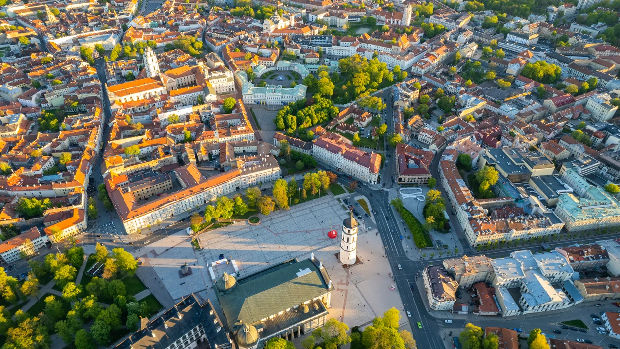 Casco antiguo de Vilna, en Lituania