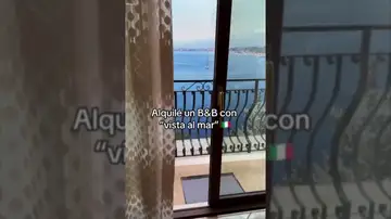 Una joven alquila un apartamento en Airbnb con "vistas al mar" y alucina con lo que se encuentra al llegar: "Me siento estafada"